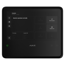 Ajax EN54 Fire Hub Jeweller Noir