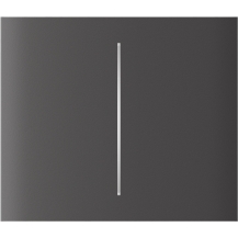 Ajax CenterButton (2-gang) grey Vertical