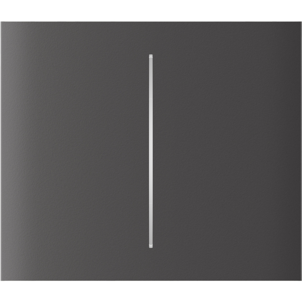 Ajax CenterButton (2-gang) grey Vertical