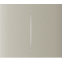 Ajax CenterButton (2-gang) ivory Vertical