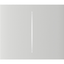 Ajax CenterButton (2-gang) Blanc Vertical