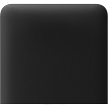 Ajax SideButton (1-gang/2-way) Noir Vertical