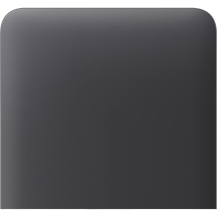 Ajax SideButton (1-gang/2-way) graphite Vertical