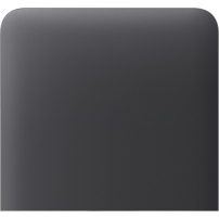 Ajax SideButton (1-gang/2-way) graphite Vertical