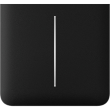 Ajax SideButton (2-gang) Noir Vertical