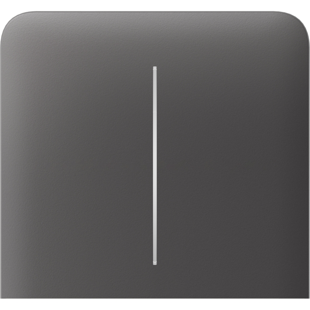 Ajax SideButton (2-gang) grey Vertical
