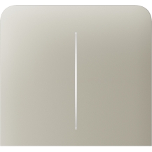 Ajax SideButton (2-gang) ivory Vertical