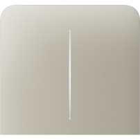 Ajax SideButton (2-gang) ivory Vertical