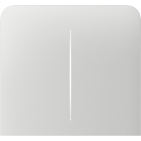 Ajax SideButton (2-gang) Blanc Vertical