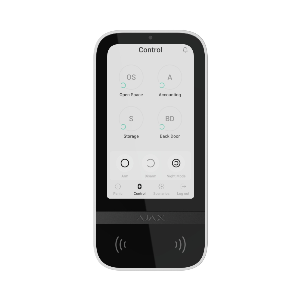 Ajax Keypad Touch Blanc