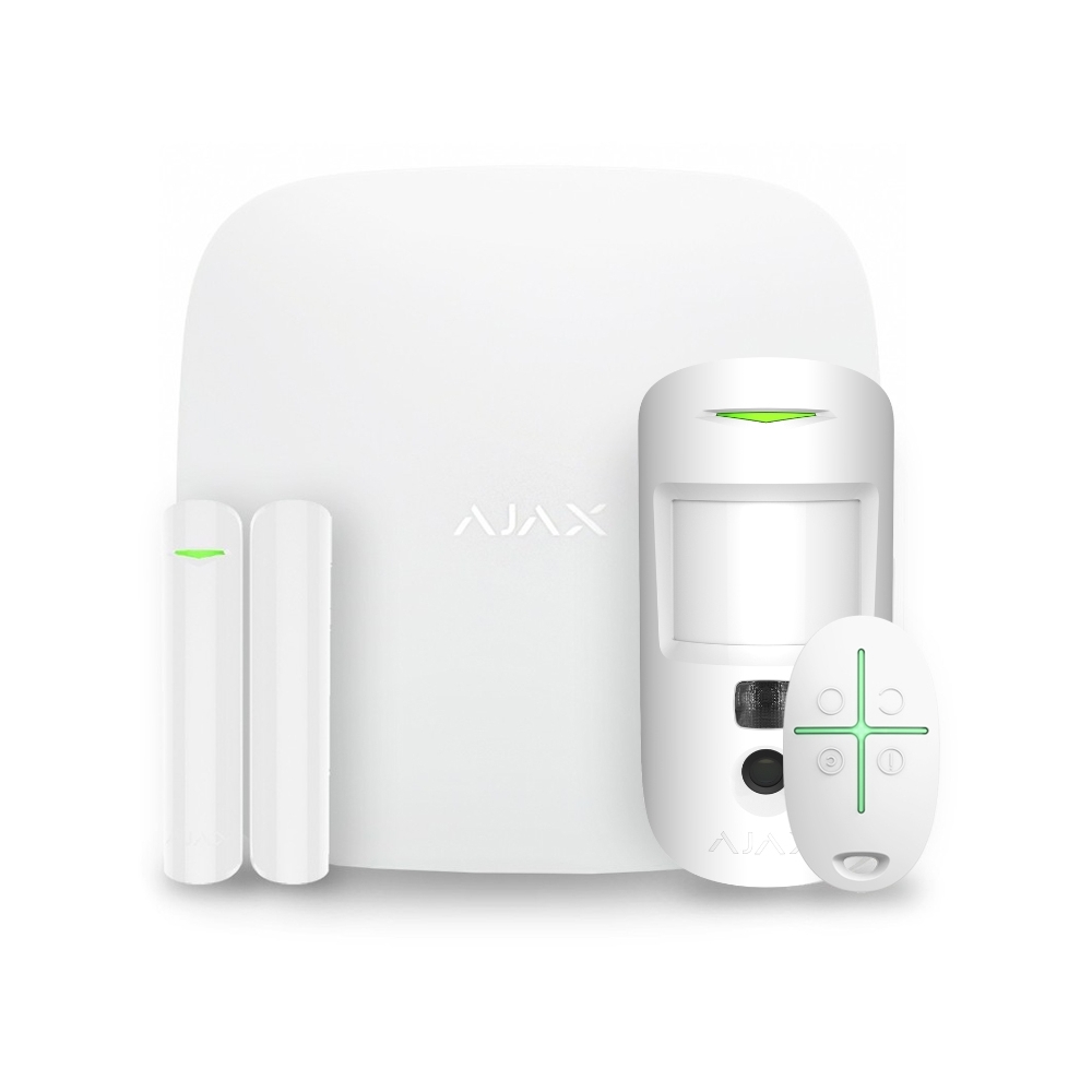 Ajax Hub 2 (2G) Kit Cam hdr Blanc